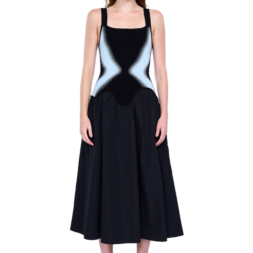 PH5 Mushu Mixed Media midi Dress
